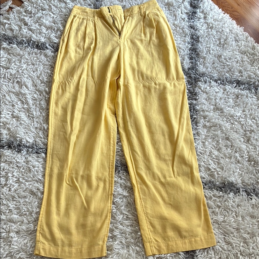 a new day Yellow Wide Leg Pants - Picture 1 of 5